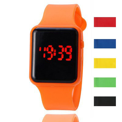 digital watch rubber band