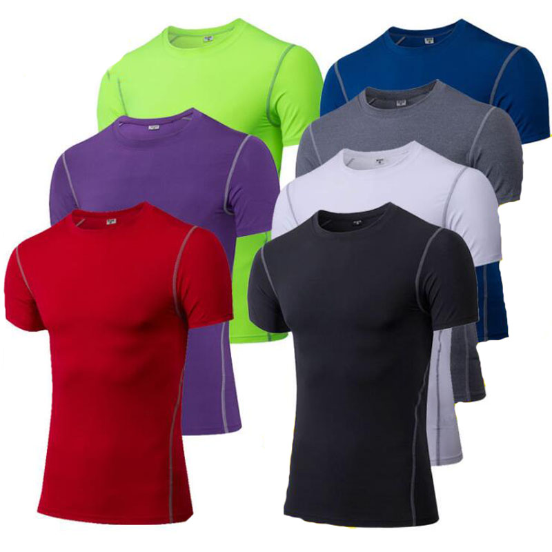 Men Sports Compression Athletic Workout T Shirts