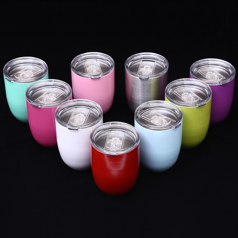 10oz Stainless Steel Egg Shaped Cup