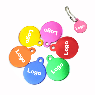 Round Shape Aluminum Pet ID Tags