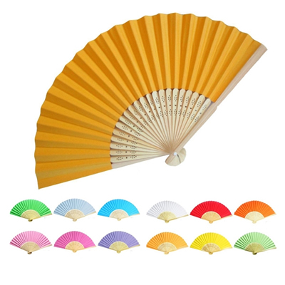 Bamboo & Paper Handheld Folding Fan