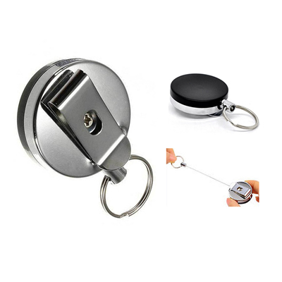 Heavy-Duty Retractable Key Chain Reel 24