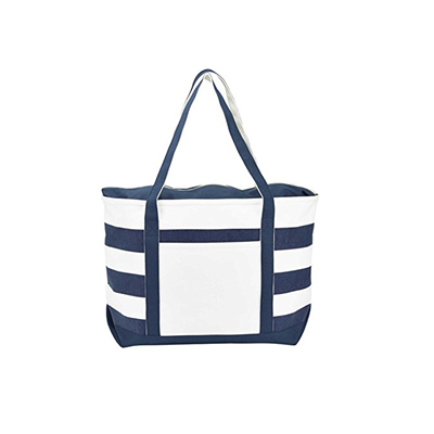 Striped Boat Bag