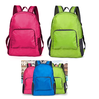 Foldable backpack traveling school bags