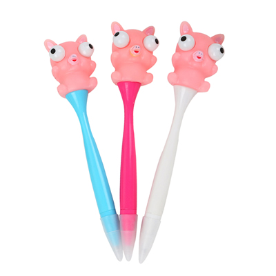 Animal Popeyed Topped Pens