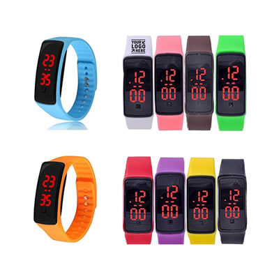 Silicone Sport LED Digital Watch