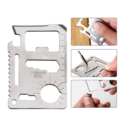 11 in 1 Multifunction Outdoor Card Tools