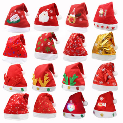 Funcy Mix Design Santa Party Christmas Hats