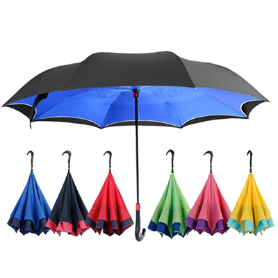 Automatic Close Double Layer Inverted Umbrella