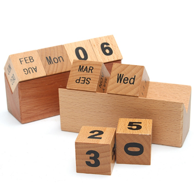 Wood Perpetual Calendar