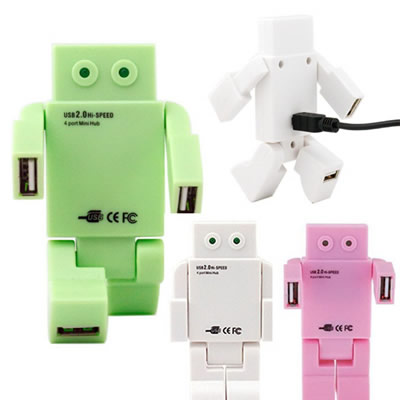 Robot 4 Ports USB Hub