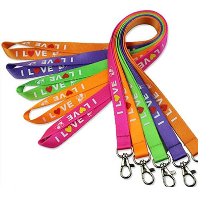 Polyester Woven Lanyard With Snap Buckle Release