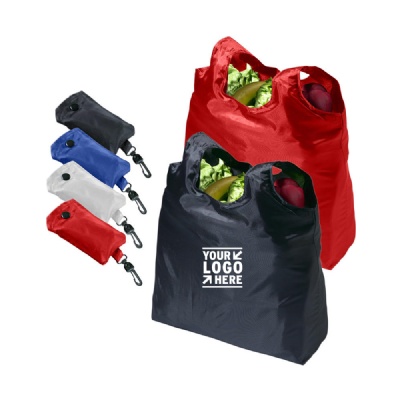 Foldable Waterproof Shopping Bag with Hook