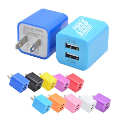 Dual Port USB Wall Charger Adapter