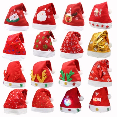 Mix Design Santa Claus Hat Christmas Hats
