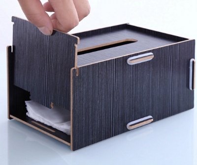 Wooden Tissue Box