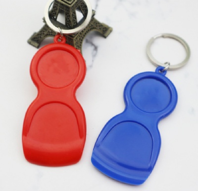 Plastic Lottery Scraper Key Chain