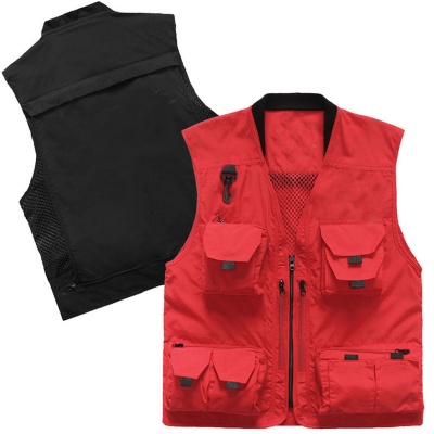 Travel Photography Fishing Vest with Pockets