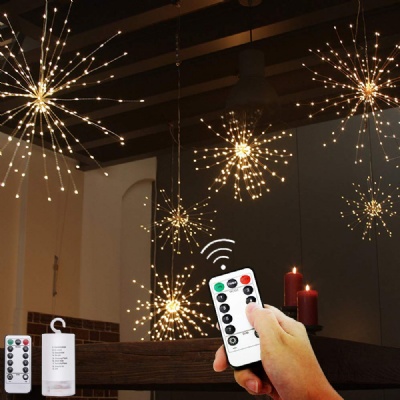 200 LED Firework Lights Dandelion String Lights 8 Modes