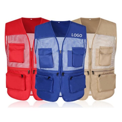 Breathable Mesh Travel Work Fishing Vest