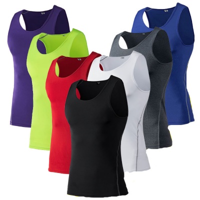 Men Sports Body Shaper Sleeveless Tee