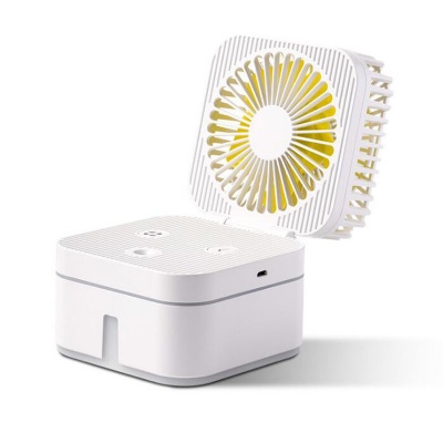 Mini USB Desk Fan with Humidifier