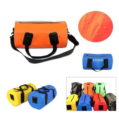 Waterproof PVC Duffle Bag Cylindric Rafting Package