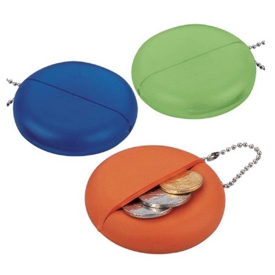 PVC Rubber Squeeze Coin Purse