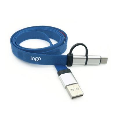 3 In 1 Nylon USB Cable Sync Charger