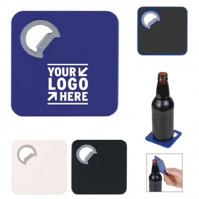 Dual Use Beer Opener Cup Coaster