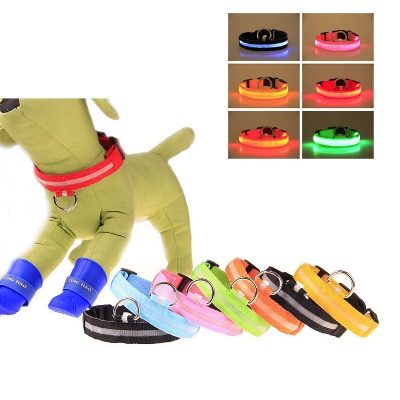 USB Rechargeable LED Dog Flashing Collar