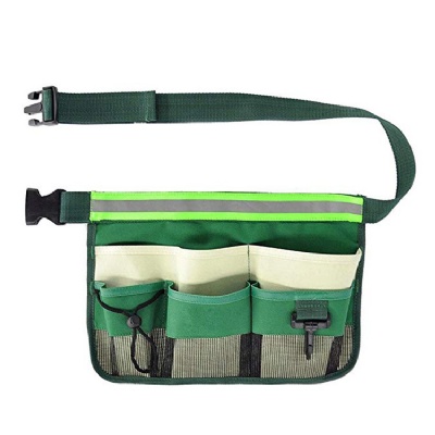 Gardening Tool Waist Bag w/ Reflective Strips