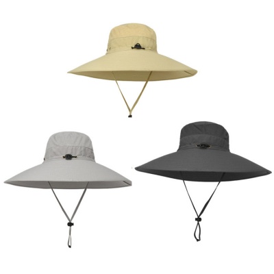 Wide Brim Sun Safari Bucket Hat