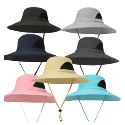 Wide Brim Bucket Fishing Hat Sun Cap