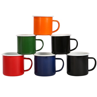 12oz Enamel Camping Mug with Handle