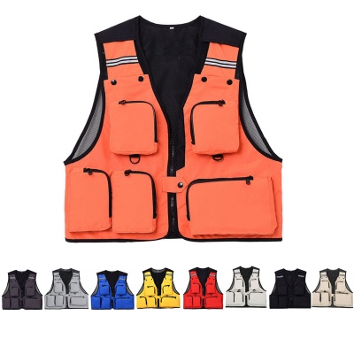 Work Photography Fishing Vest with Pockets