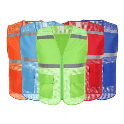 Unisex Reflective Volunteer Work Vest