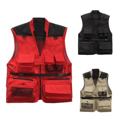 Travel Photography Fishing Vest with Pockets