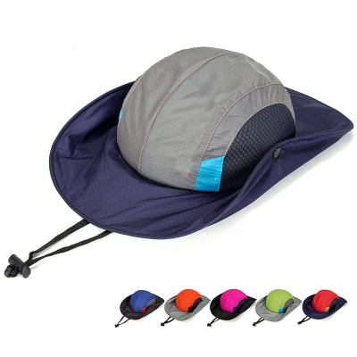 Wide Brim Outdoor Fishing Cap Bucket Hat