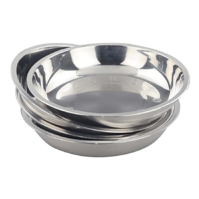 Round Stainless Steel Plate Dish