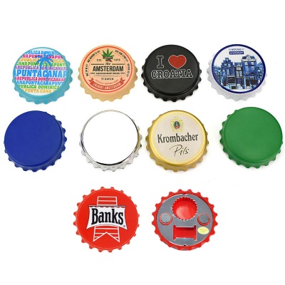 Beer Cap Opener Fridge Magnet