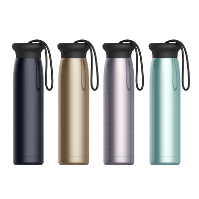 Silicone Rope Stainless Steel Vacuum Insulated Bottle Cup