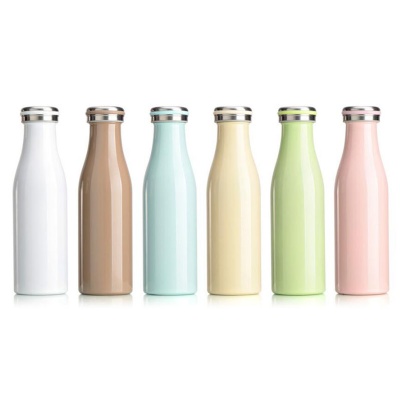 Milk Bottle Stainless Steel Vacuum Insulated Flask Cup
