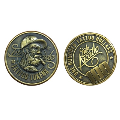 Custom Metal Engraved Embossed Medallion