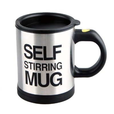Stainless Steel Self Stiring Mugs Coffee Mug