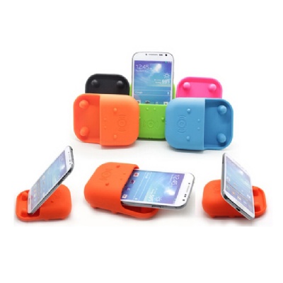 Silicone Mobile Phone Stand Hippo Microphone