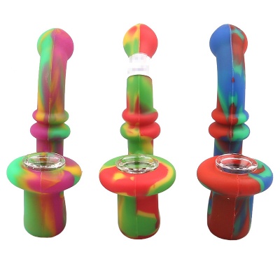 Silicone Tobacco Tube with Cover