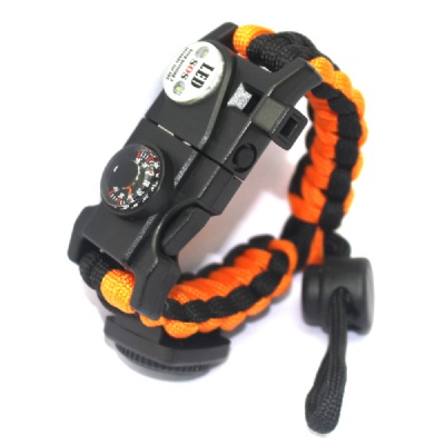 Paracord Survival Bracelet Emergency Gear Kit