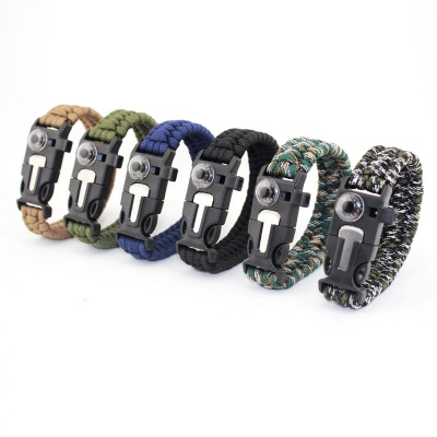 Camping Paracord Survival Bracelet Kit