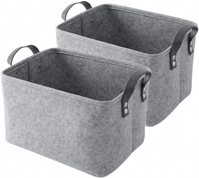 Foldable Polyester Felt Storage Baskets